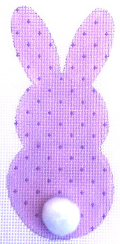 HB-339 Bunny Tail - Lavender 2 1⁄4 x 4 3⁄4 18 Mesh Hummingbird Designs