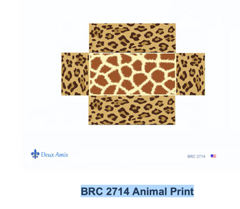 BRC 2714 Animal Print Brickcover 15 x 15 Deux Amis 13 Mesh