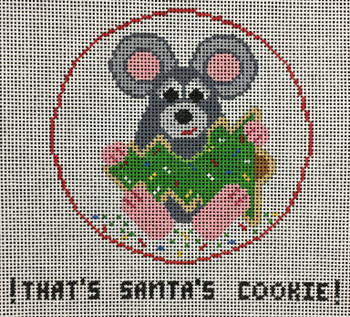 AL0162 SANTA’S COOKIE 4” ROUND ANNIE LANE DESIGNS 18 Mesh