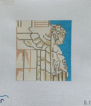 R10 Guardian 4.25" x 4.75" 18 Mesh Blue Ridge Stitchery