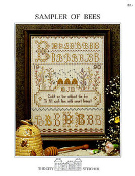 2519 Sampler Of Bees by City Stitcher, The
