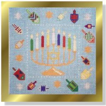 CRS127-10	Hanukkah I	10 x 10	10 Mesh DESIGNS BY CATHERINE REURS Quail Run Designs