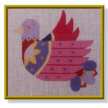 CD851	Jeweled Bird	4.25 x 5	18 Mesh DESIGNS BY CAROL DUPREE Quail Run Designs