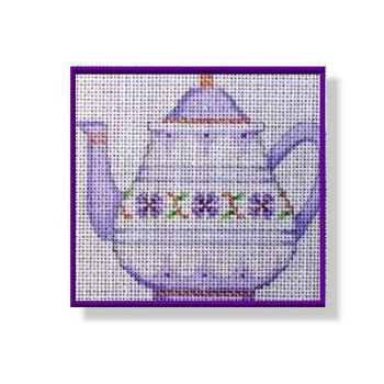 CD266	Teapot Lavender	3.5"	18 Mesh DESIGNS BY CAROL DUPREE Quail Run Designs