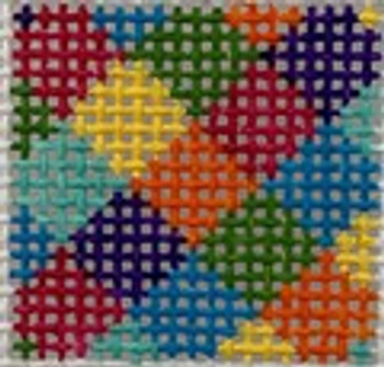 247-RAINBOW WOVEN 1 Inch Square, 18 Mesh Point2Pointe