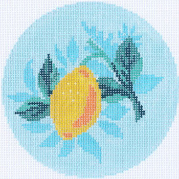 AC064 LEMON ORNAMENT 4" DIAM 18 Mesh Abigail Cecile