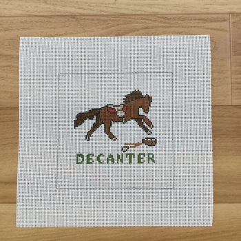 KCD2143 Decanter Canvas 4 1/2" square 18 Mesh August Morgan
