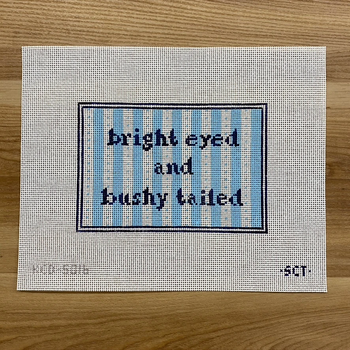SCT Designs (KCN) KCD5016 Bright Eyed and Bushy Tailed 7 1/4" X 5"" 13 Mesh