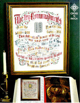Ten Commandments by Cross N Patch	HDC-238