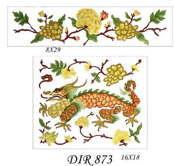 DIR 873-A Dragon 18 X 18  13 Mesh  Deux Amis 