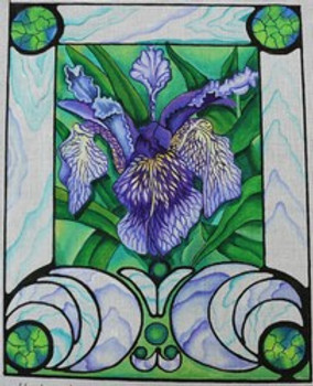 R358 Purple Iris 14.25 x 18 18 Mesh Robbyn's Nest Designs