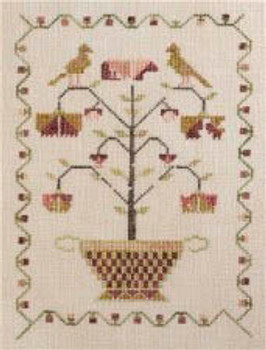 Eliza's Tree Sampler 98w x 140h Dames of the Needle 11-1464