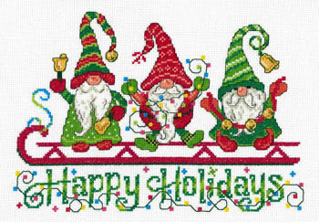 Happy Holiday Gnomes 154w x 106h by Imaginating 21-1007 YT