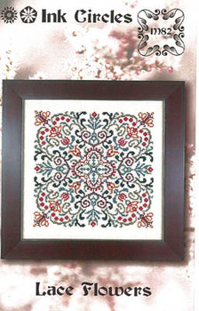 Lace Flowers 115w x 115h by Ink Circles 21-1195 YT NKM82