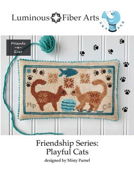 Friendship Series - Playful Cats by Luminous Fiber Arts 20-2398