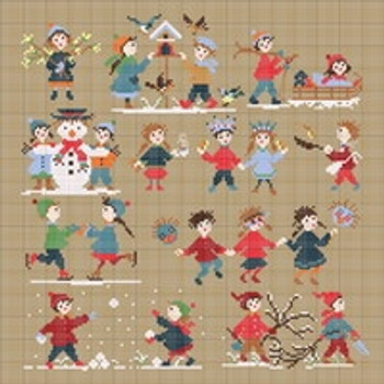 Happy Childhood - Winter by Perrette Samouiloff 20-2549