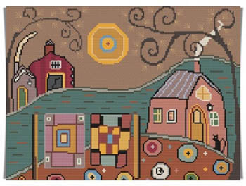 Quilting Farm by Susanamm Cross Stitch 20-2218