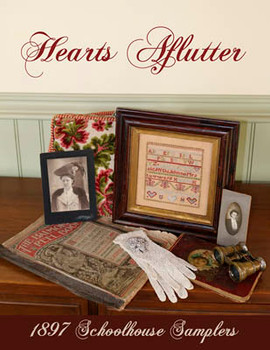 Hearts Aflutter by 1897 Schoolhouse Samplers 20-2030