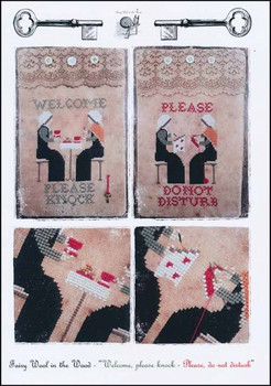 Welcome Please Knock - PleaseDo Not Disturb 62w x 172h by Fairy Wool In The Wood 21-1645