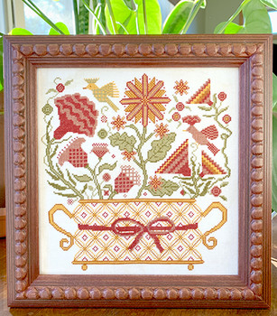 Blooming Basket 157 x 157 Carriage House Samplings 