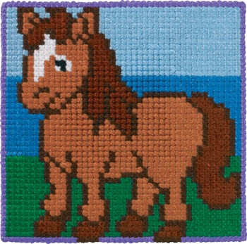 9352 Horse - Childrens Kit Permin Kit