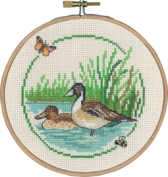 130442 Ducks with Bee & Butterfly Kit Permin 