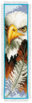 PNV144708 Eagle - Bookmark 2.4" x 8"; Aida; 14ct 