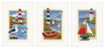 PNV158159 Vervaco Miniature Lighthouse - Set of 3