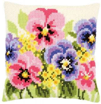 PNV166935 Vervaco Violets Cushion