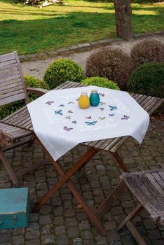 PNV179025 Vervaco Butterfly Dance Table Cloth