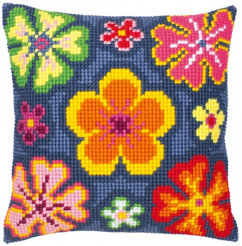 PNV8496 Vervaco Flower Power - Cushion