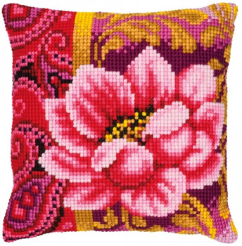 PNV8498 Vervaco Pink Bloom - Cushion