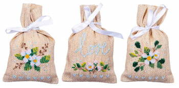 PNV187981 Vervaco Love Bags (set of 3)