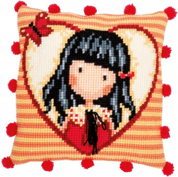 PNV187806 Vervaco Gorjuss Time to Fly Cushion - Cross Stitch