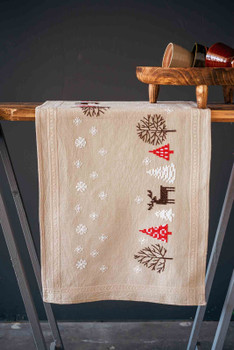 PNV187383 Vervaco Modern Christmas Designs Table Runner