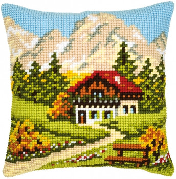 PNV8600 Vervaco Mountain Landscape - Cushion