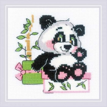 RL1883 Riolis Counted Cross Stitch Kit Panda Gift