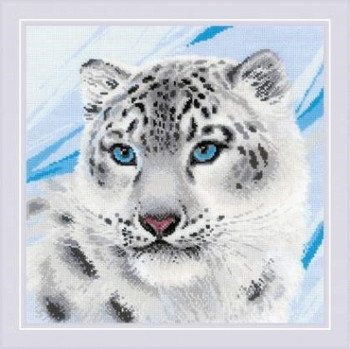 RL1886 Riolis Counted Cross Stitch Kit Snow Leopard