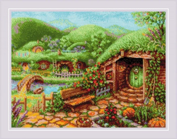 RL1904 Riolis Counted Cross Stitch Kit Green Hills