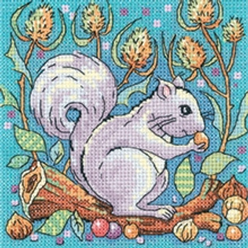 HCK1383A Heritage Crafts Kit Grey Squirrel - Woodland Creatures By Karen Carter