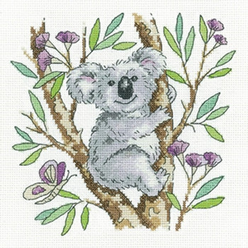 HCK1577A Heritage Crafts Kit Koala - Karen Carter Collection