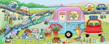 BTXJR34 Caravan Fun - FUN! - by Julia Rigby BOTHY THREADS Counted Cross Stitch KIT