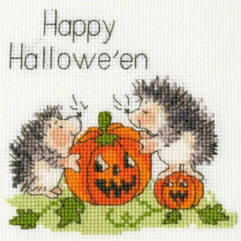 BTXGC16 Jack O'Lantern  Greeting Cards Collection  by Margaret Sherry Bothy Threads Counted Cross Stitch KIT