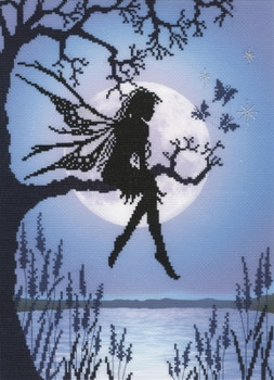 BTXE7P Luna - Lavina Stamps' Fairies Bothy Threads Counted Cross Stitch KIT