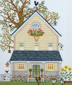 BTXSS2 Summer - New England Homes - Sally Swannell Bothy Threads Counted Cross Stitch KIT