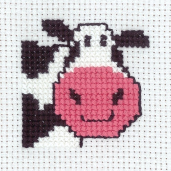 149331  Permin Cross stitch  Cow - Mini Kit