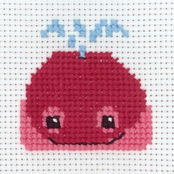 149332 Permin Cross stitch  Whale- Mini Kit 149332 Permin Cross stitch  Whale- Mini Kit