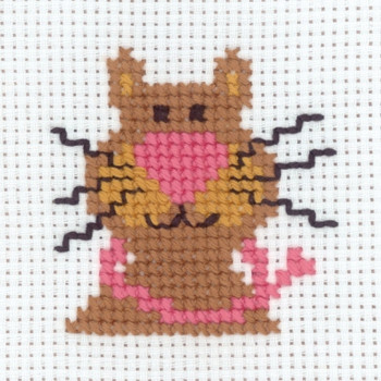 149337 Permin Cross stitch Cat - Mini Kit 149337 Permin Cross stitch Cat - Mini Kit