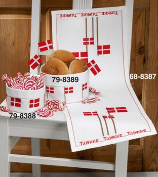 798389 Permin Kit Big Basket With Flags (Middle)
