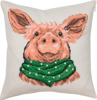 839172 Permin Kit Happy Pig Cushion